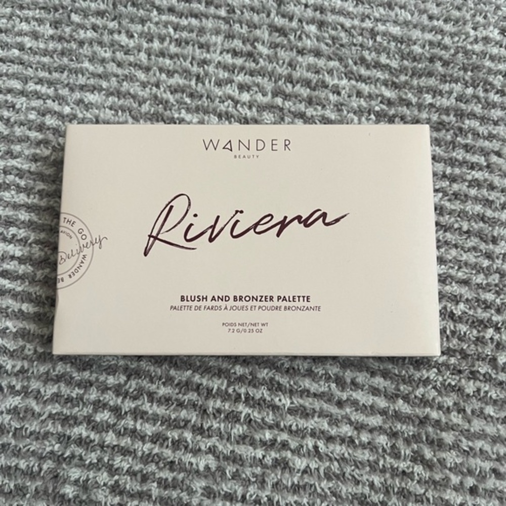 Wander Beauty Riviera Blush and Bronzer Palette